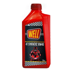 Well Synthetic 10W40 4T Semi-synthetic engine oil for motorcycles and scooters