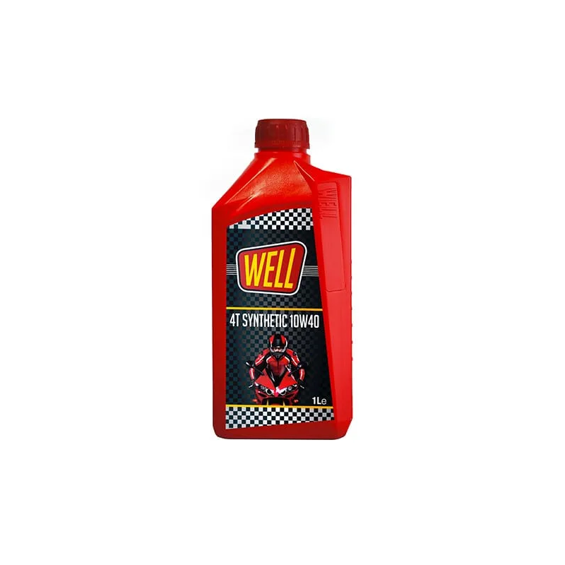 Olio motore semisintetico per moto e scooter 4 Tempi Well Syntetic 10W40 Olio motore semisintetico per moto e scooter 4 Tempi Well Syntetic 10W40