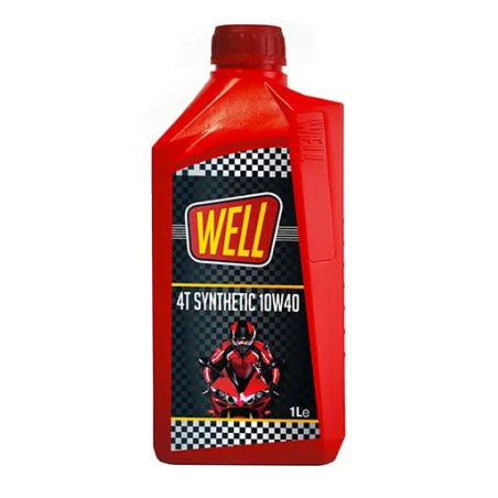 Aceite de motor semisintético 4 tiempos Well Synthetic 10W40 para motos y scooters