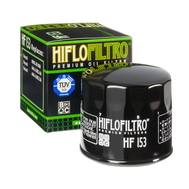 Hiflo HF153 Motoroliefilter voor Ducati Hiflo HF153 Motoroliefilter voor Ducati