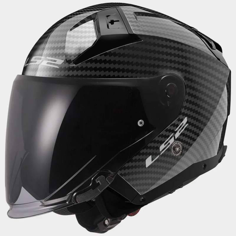 Casque Jet LS2 OF603 Infinity II Carbon Brillant Casque Jet LS2 OF603 Infinity II Carbon Brillant