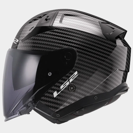 LS2 OF603 Infinity II Carbon Glänzend Jethelm