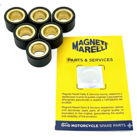 Magneti Marelli Variatorrollen 20X12 11 gram 6 rollen voor Yamaha Cygnus 125, Majesty 125