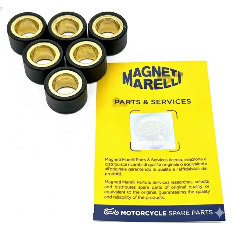 Magneti Marelli Variator Rollers 20X12 14 grams 6 rollers Yamaha Majesty 125 - 150 Magneti Marelli Variator Rollers 20X12 14 grams 6 rollers Yamaha Majesty 125 - 150