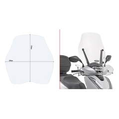 Givi D1155ST Windscherm voor Honda SH 125 - 150 2017-2019