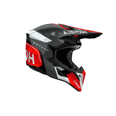 Airoh Wraaap Conquer Red Gloss Cross Helmet WRAC55