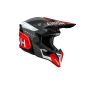 Casco Cross Airoh Wraaap Conquer Red Gloss WRAC55