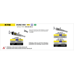 Arrow X-Kone Dark Black Exhaust KTM Duke 990 2025-2026