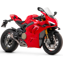 Terminali di scarico Arrow Works full titanio per Ducati Panigale V4 2018-2024 per raccordi originali