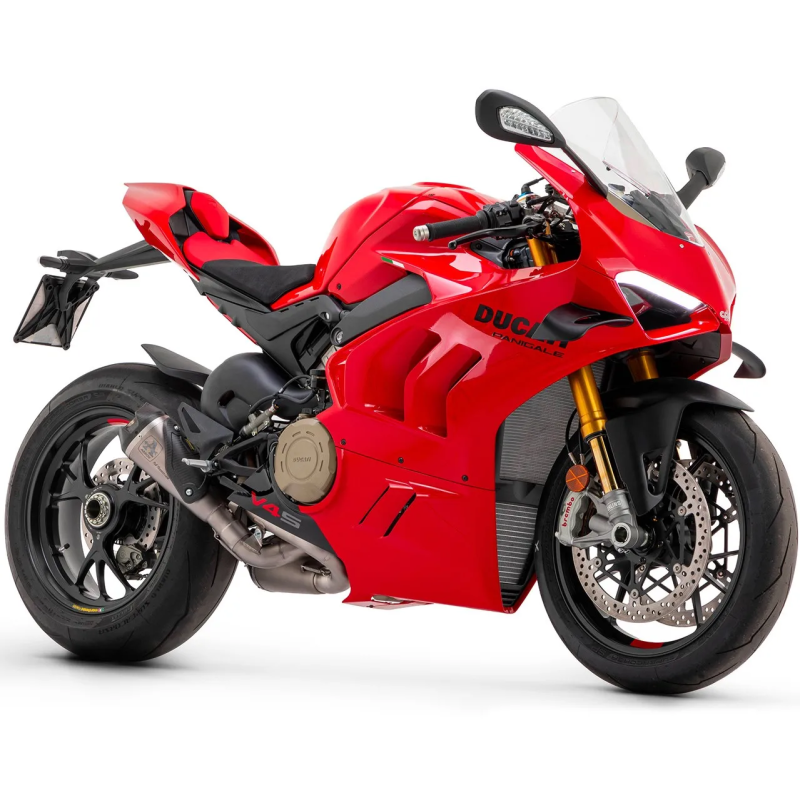 Silenciadores de escape racing Arrow Works full titanio para Ducati Panigale V4 2018-2024, Streetfighter V4 2020-2024