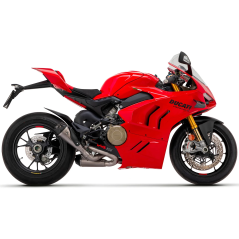 Arrow Works full titanium racing uitlaat Ducati Panigale V4 2018-2024, Streetfighter V4 2020-2024 voor originele aansluitingen