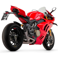Arrow Works Titan-Racing-Auspuff für Ducati Panigale V4 2018-2024, Streetfighter V4 2020-2024 für Original-Anschlüsse