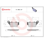 Brembo 07BB02SP Gesinterte Bremsbeläge Straße hinteren, 1 Paar Brembo 07BB02SP Gesinterte Bremsbeläge Straße hinteren, 1 Paar