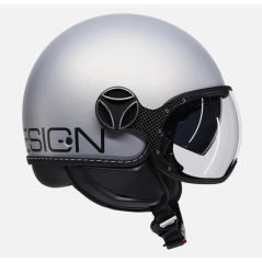Casco Jet Momo Design FGTR Evo E2206 Gris Mate / Gris Cerúleo