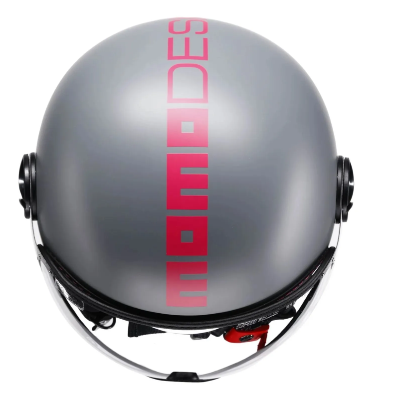 Casco Jet Momo Design FGTR Classic Fluo Matt grey / Fucsia ECE2206 Casco Jet Momo Design FGTR Classic Fluo Matt grey / Fucsia ECE2206