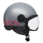 Momo Design FGTR Classic Fluo Jethelm Mattgrau / Fuchsia ECE2206 Momo Design FGTR Classic Fluo Jethelm Mattgrau / Fuchsia ECE2206
