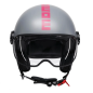 Momo Design FGTR Classic Fluo Jethelm Mattgrau / Fuchsia ECE2206 Momo Design FGTR Classic Fluo Jethelm Mattgrau / Fuchsia ECE2206
