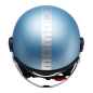 Casco Jet MOMO Design FGTR Evo Matt Spring Blue / Silver E22/06