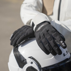 Winter motorhandschoen LS2 Jet III heren zwart waterdicht EN 13594