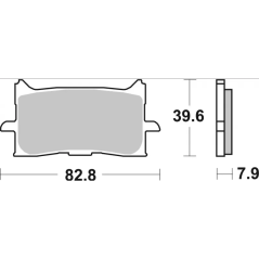 Pastiglie Freno Brembo 07HO62LA Sinterizzate Strada, 1 coppia Honda Africa twin 1000-1100, XADV - Forza 750, CBR650R, CB300R