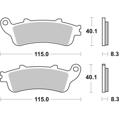 Brembo 07HO42SA Gesinterde Remblokken Weggebruik, 1 paar