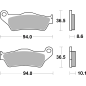 Brembo 07BB28SP Gesinterde Remblokken Weggebruik achterkant BMW, 1 paar
