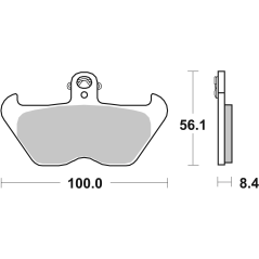 Brembo 07BB24SA Gesinterde Remblokken Weggebruik, 1 paar  BMW R1150GS, R850R