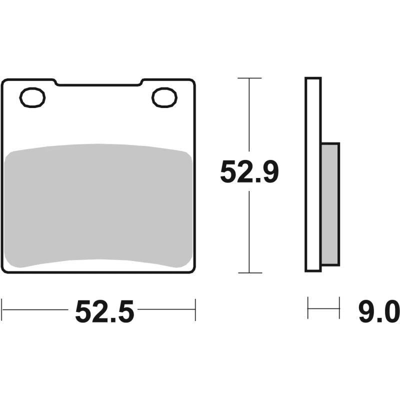 Brembo 07KS05SP Sintered Road Brake Pads rear , 1 pair