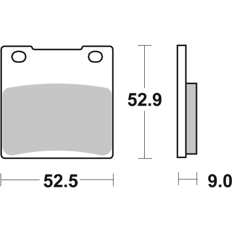 Brembo 07KS05SP Sintered Road Brake Pads rear , 1 pair