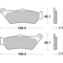 Brembo 07BB0306 Voorremblokken Carbon Keramisch, 1 paar