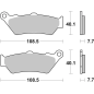 Brembo 07BB0306 Voorremblokken Carbon Keramisch, 1 paar