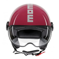 casque Momo design FGTR CLASSIC Candy fuchsia blanc E2206
