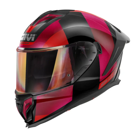 Givi 50.3 Vision helm zwart bordeauxrood glanzend