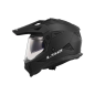 Casco Adventure LS2 MX702 Pioneer II SOlid Negro mate