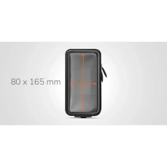 Optiline Waterdichte Motorfiets Telefoonhouder 80x165 mm voor Duo Lock Systemen
