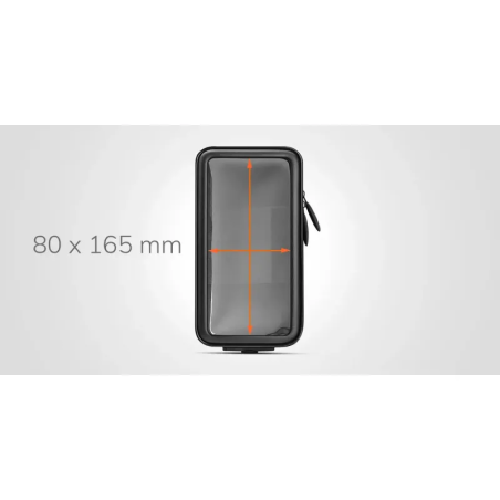 Optiline Waterdichte Motorfiets Telefoonhouder 80x165 mm voor Duo Lock Systemen