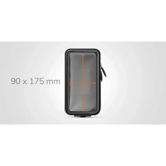 Optiline Waterdichte Motorfiets Telefoonhouder 90x175 mm voor Duo Lock Systemen