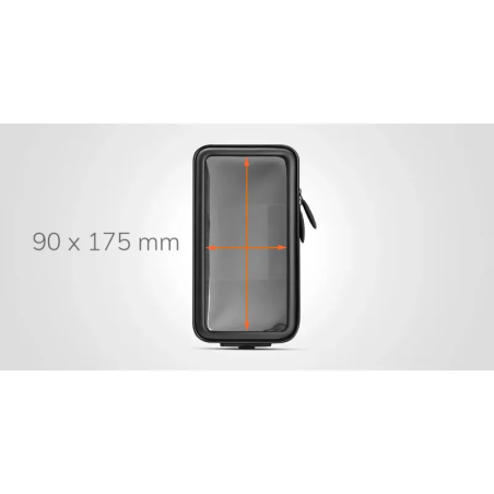 Optiline Waterdichte Motorfiets Telefoonhouder 90x175 mm voor Duo Lock Systemen