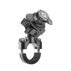 OPTILINE TELEFOONHOUDER METAAL U-TYPE PRO VOOR STUREN 22-28 MM Ø DUO LOCK
