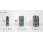 Optiline telefoonhouder Stem voor stuurpen 12–25,1 mm Ø DuoLock-systeem