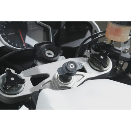 Optiline STEAM phone holder for steering stem 12/25.1 mm Ø duo lock