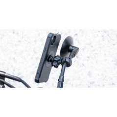 Supporto porta telefono optiline mirror da specchietto retrovisore duo lock