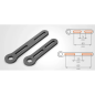 Optiline phone mount for brake and clutch fluid reservoir duo lock.