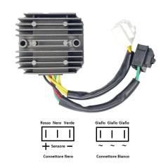 HYP Spanningsregelaar voor Honda SH 125/150 2005–2013