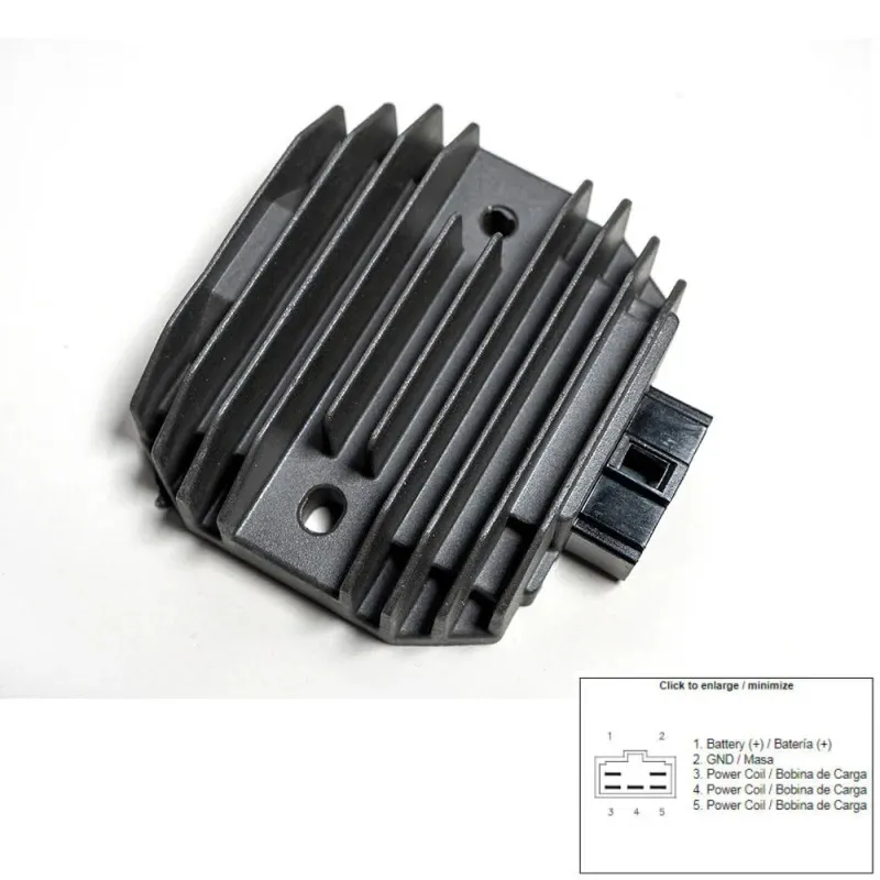HYP Spanningsregelaar voor Yamaha TMAX 500 - 530 - 560 04-21, FZ6 04-08