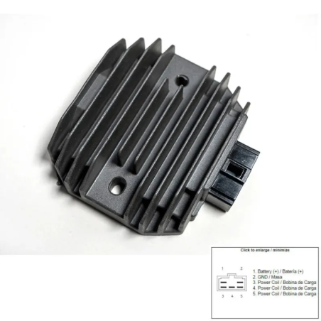 HYP Spanningsregelaar voor Yamaha TMAX 500 - 530 - 560 04-21, FZ6 04-08