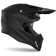 Casco Cross Airoh Wraaap color nero opaco