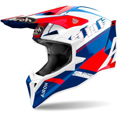 Airoh Wraaap Crosshelm Feel rood blauw