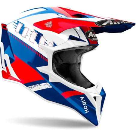 Airoh Wraaap Crosshelm Feel rood blauw