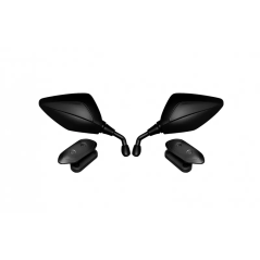 Kuipspiegels Orion zwart mat voor Yamaha TMAX 500 2008–2011 - goedgekeurd